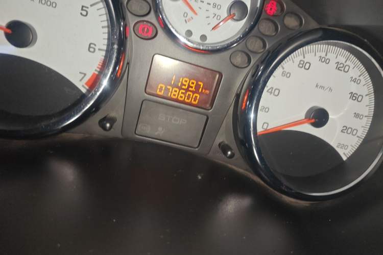 Used Peugeot 207 2011 Hatchback 1.4L Manual Yule Edition Odometer Close Up