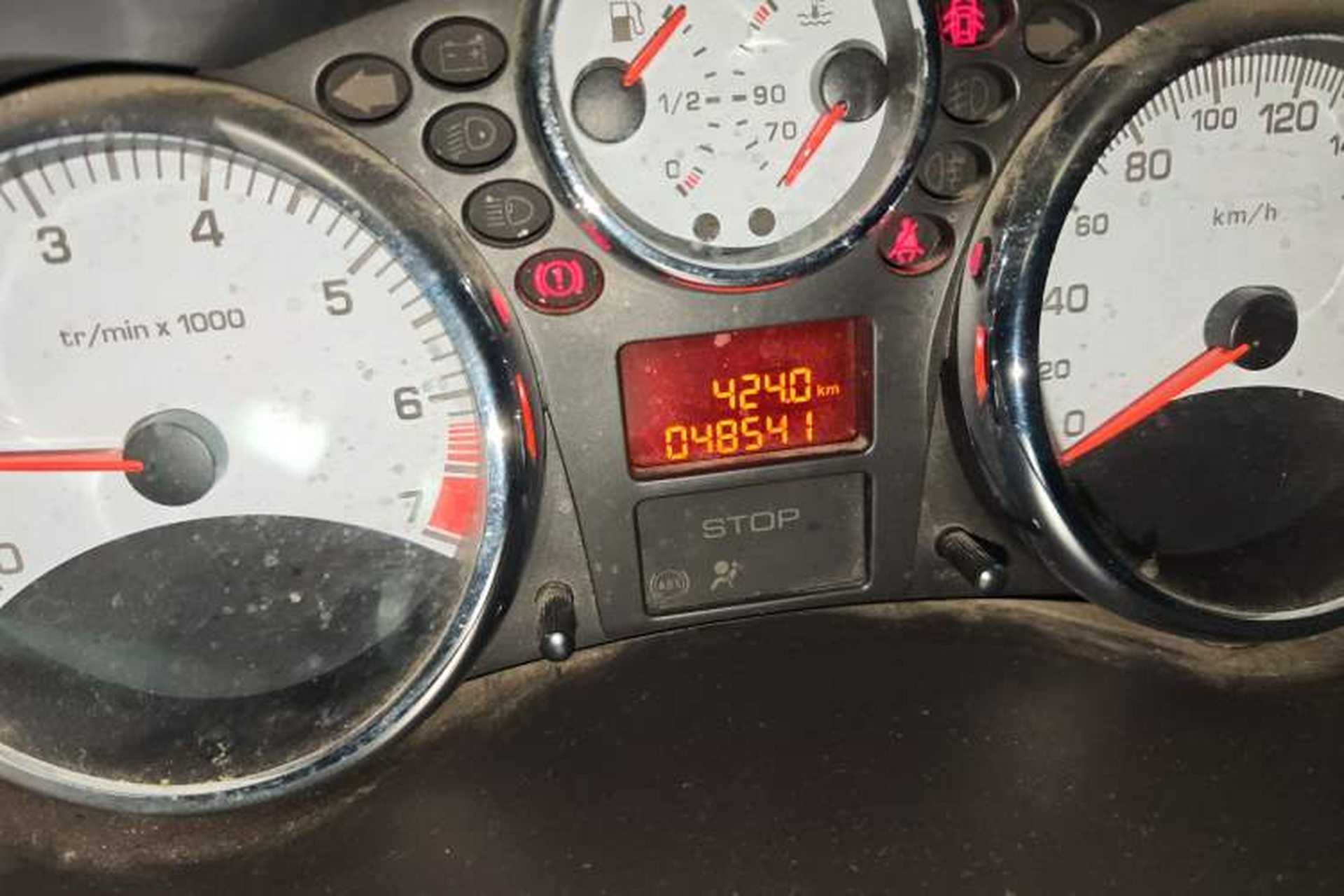 Used Peugeot 207 2011 Hatchback 1.4L Manual Yule Edition Odometer Close Up