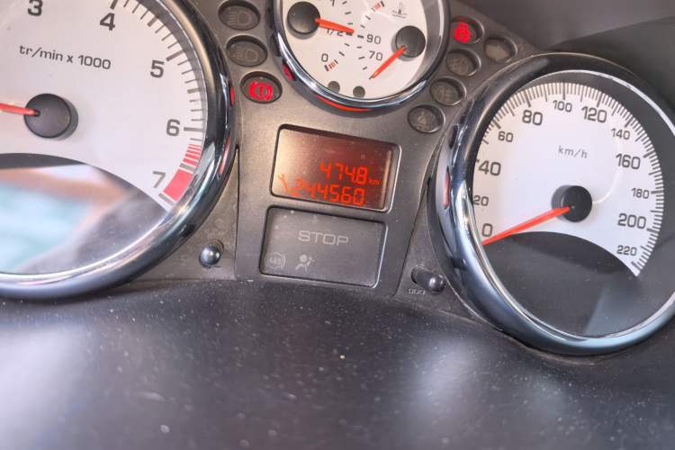Used Peugeot 207 2011 Sedan 1.4L Manual Yule Edition Odometer Close Up