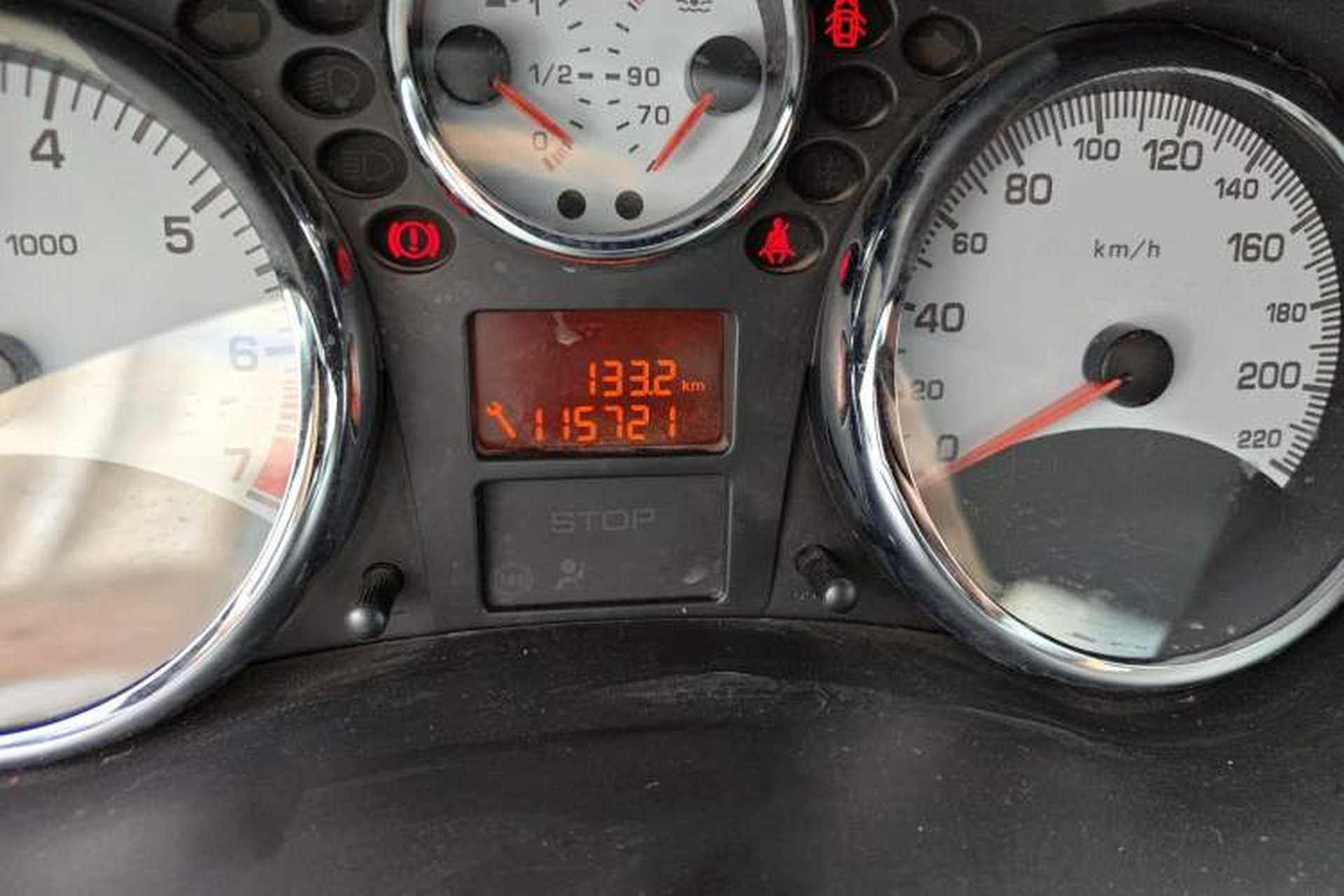 Used Peugeot 207 2011 Hatchback 1.4L Manual Yule Edition Odometer Close Up