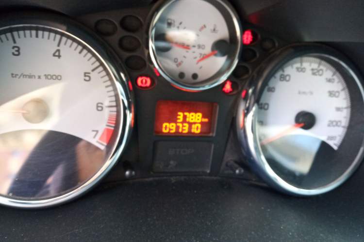Used Peugeot 207 2011 Hatchback 1.4L Manual Yule Edition Odometer Close Up
