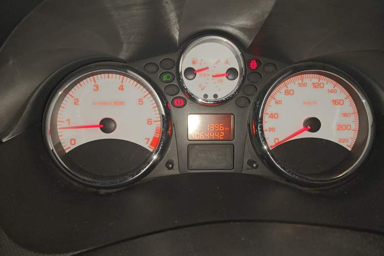 Used Peugeot 207 2011 Sedan 1.4L Manual Yule Edition Odometer Close Up