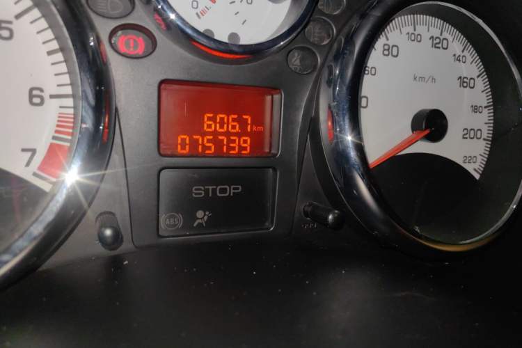 Used Peugeot 207 2011 Hatchback 1.4L Manual Yule Edition Odometer Close Up