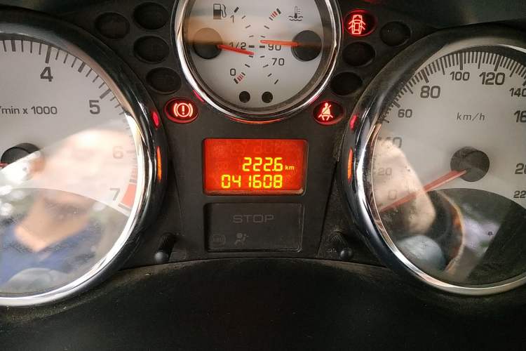 Used Peugeot 207 2011 Hatchback 1.4L Manual Yule Edition Odometer Close Up