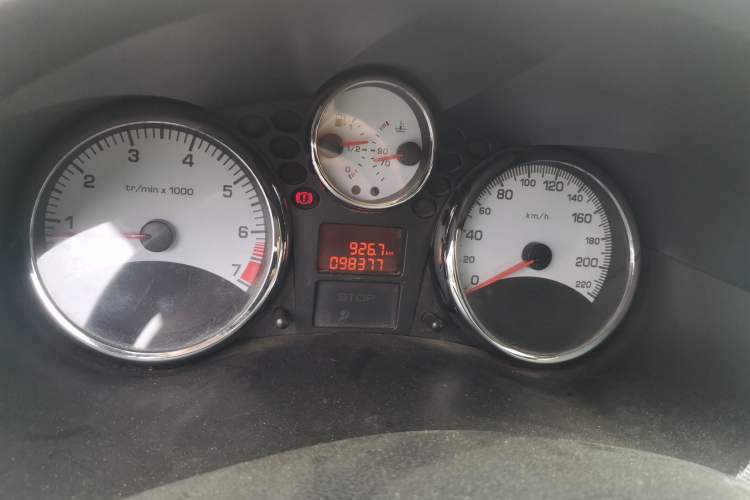 Used Peugeot 207 2011 Hatchback 1.4L Manual Yule Edition Odometer Close Up