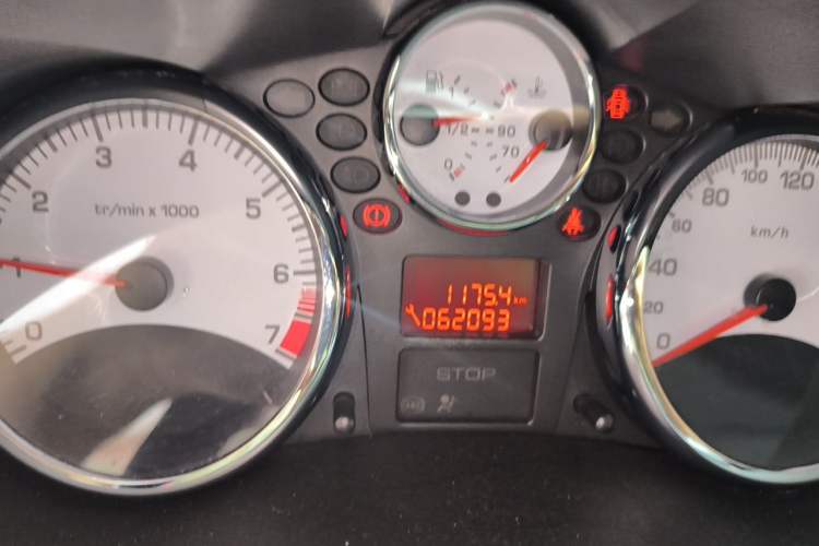 Used Peugeot 207 2011 Hatchback 1.4L Manual Yule Edition Odometer Close Up