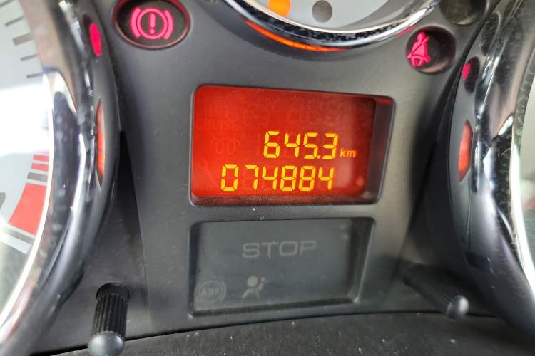 Used Peugeot 207 2011 Hatchback 1.4L Manual Yule Edition Odometer Close Up