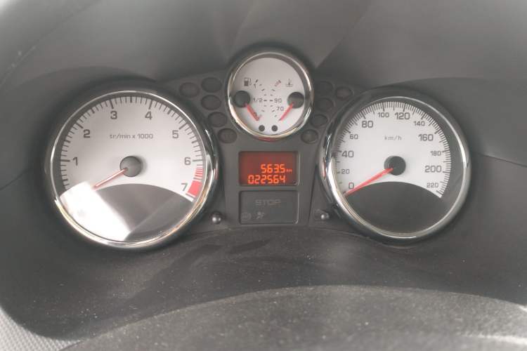 Used Peugeot 207 2011 Hatchback 1.4L Manual Yule Edition Odometer Close Up
