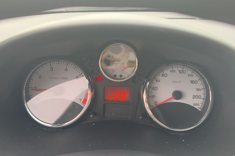 Used Peugeot 207 2011 Sedan 1.4L Manual Yule Edition Odometer Close Up