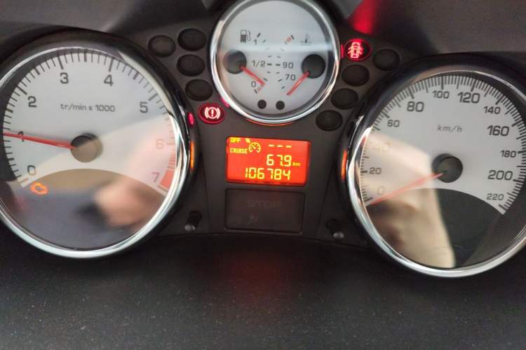 Used Peugeot 207 2011 Hatchback 1.4L Manual Yule Edition Odometer Close Up