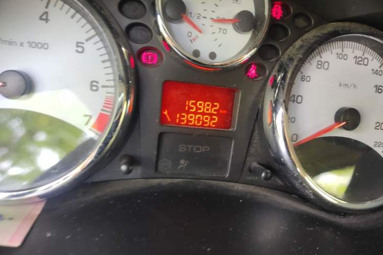 Used Peugeot 207 2011 Hatchback 1.4L Manual Yule Edition Odometer Close Up