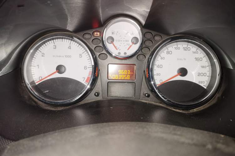 Used Peugeot 207 2011 Sedan 1.4L Manual Yule Edition Odometer Close Up