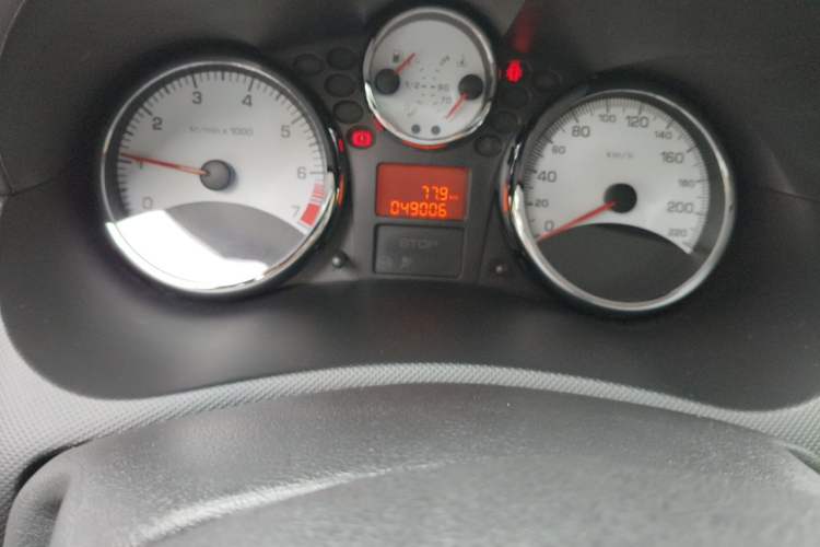 Used Peugeot 207 2011 Hatchback 1.4L Manual Yule Edition Odometer Close Up