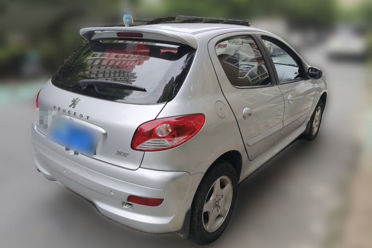 Used Peugeot 207 2011 Hatchback 1.4L Manual Yule Edition Rear Right 45 Deg