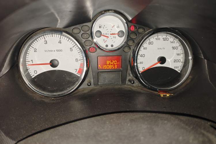 Used Peugeot 207 2011 Sedan 1.4L Manual Yule Edition Odometer Close Up