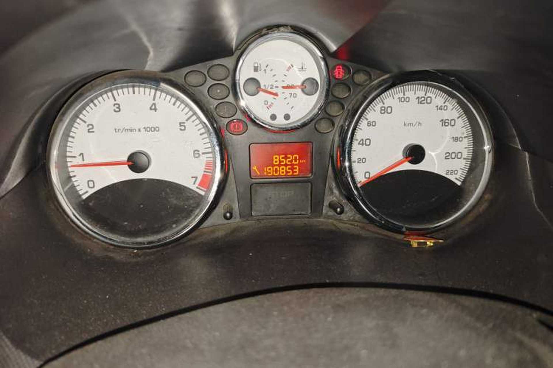 Used Peugeot 207 2011 Sedan 1.4L Manual Yule Edition Odometer Close Up