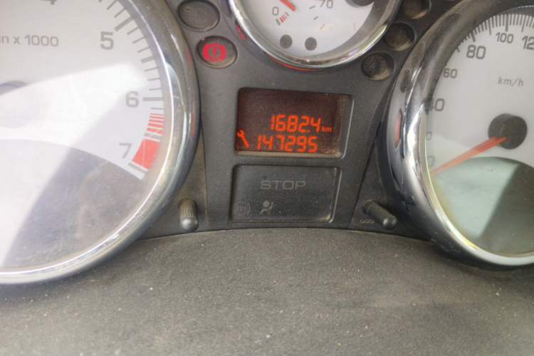Used Peugeot 207 2011 Sedan 1.4L Manual Yule Edition Odometer Close Up