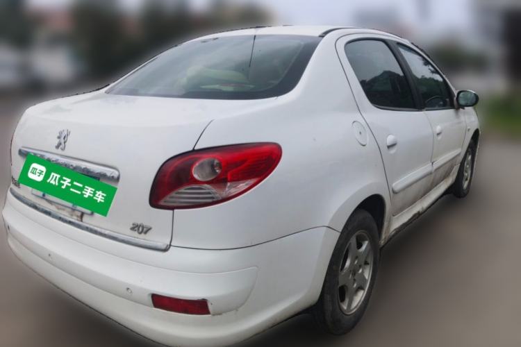 Used Peugeot 207 2011 Sedan 1.4L Manual Yule Edition Rear Right 45 Deg