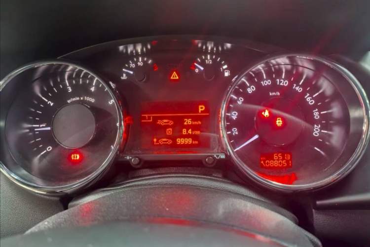 Used Peugeot 3008 2016 1.6THP Automatic Classic Edition Odometer Close Up