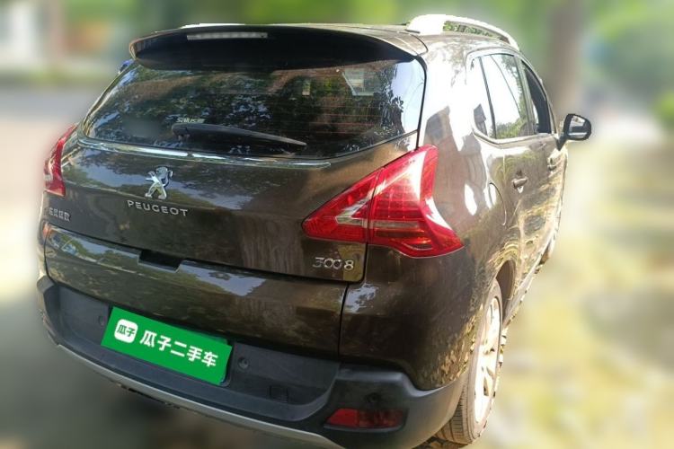 Used Peugeot 3008 2013 2.0L Automatic Trend Edition Rear Right 45 Deg