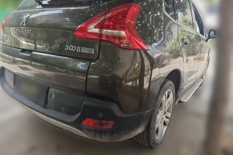 Used Peugeot 3008 2013 1.6THP Roland Garros Edition Rear Right 45 Deg