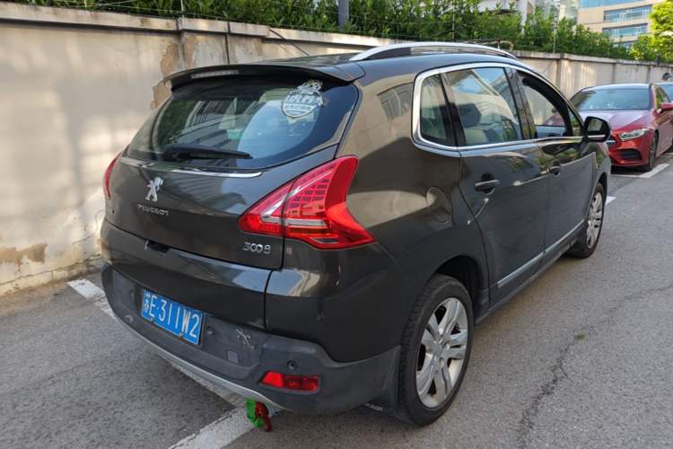 Used Peugeot 3008 2013 2.0L Manual Classic Edition Rear Right 45 Deg