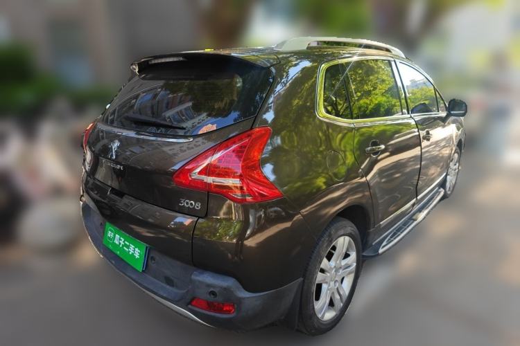 Used Peugeot 3008 2013 2.0L Automatic Trend Edition Rear Right 45 Deg