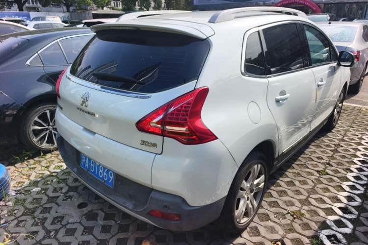 Used Peugeot 3008 2013 2.0L Automatic Trend Edition Rear Right 45 Deg