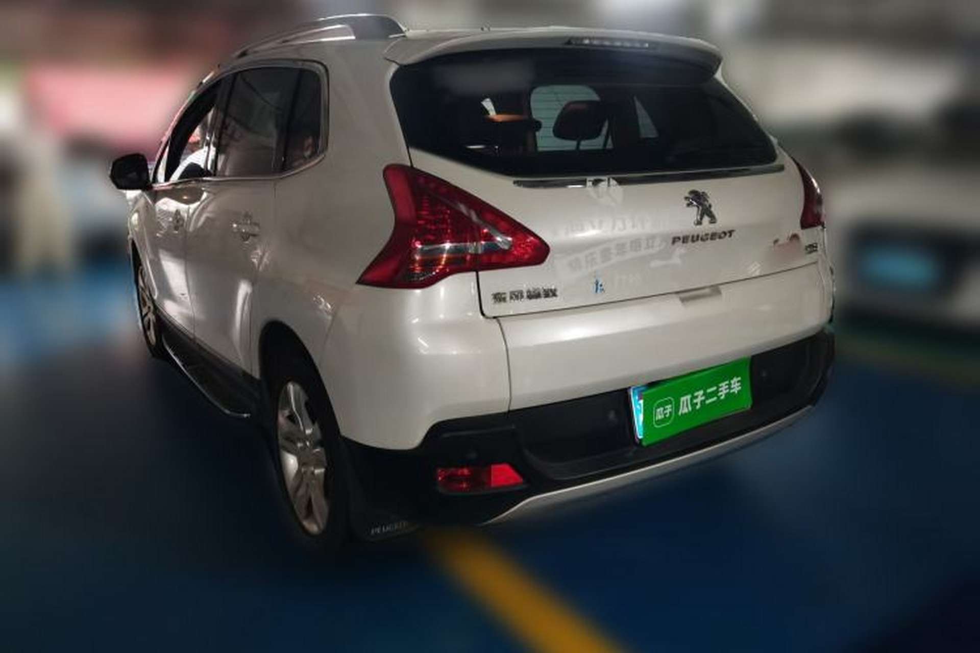 Used Peugeot 3008 2013 2.0L Automatic Trend Edition Rear Left 45 Deg