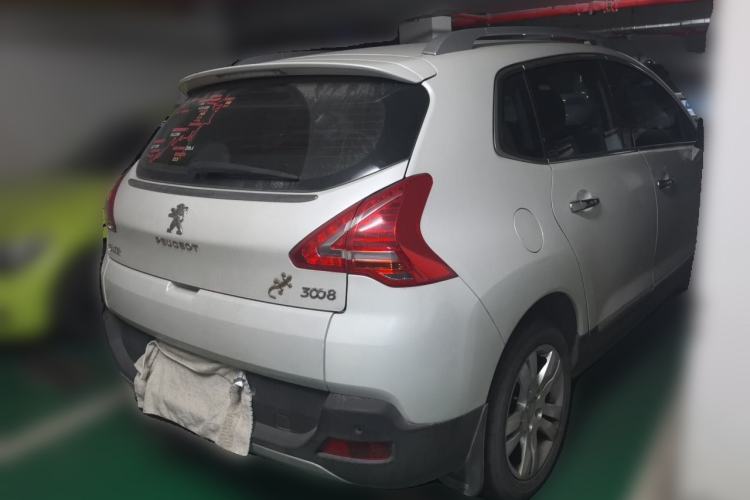 Used Peugeot 3008 2013 2.0L Automatic Trend Edition Rear Right 45 Deg