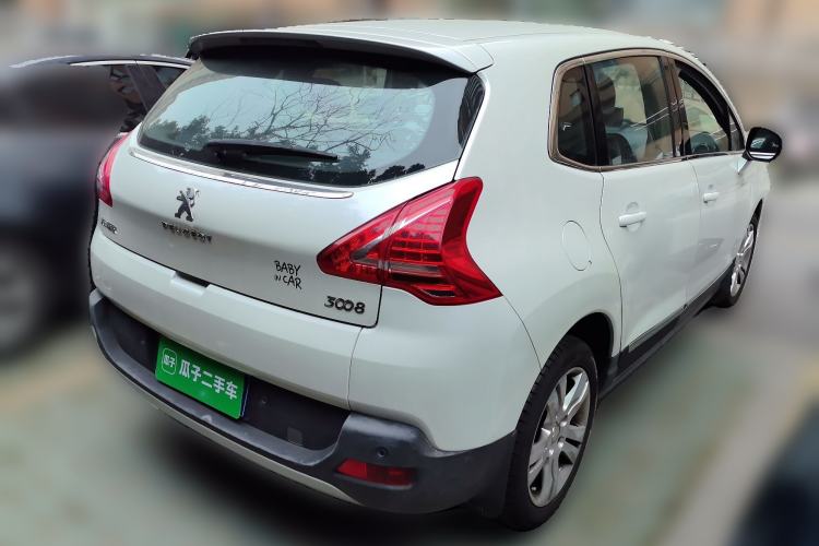 Used Peugeot 3008 2013 2.0L Automatic Classic Edition Rear Right 45 Deg