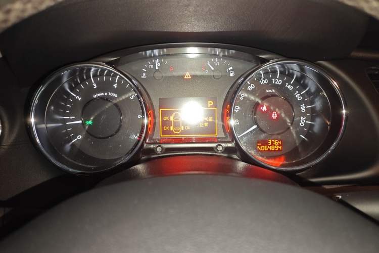 Used Peugeot 3008 2015 2.0L Automatic Trend Edition Odometer Close Up