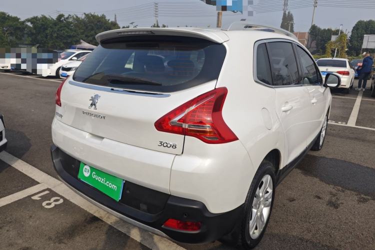 Used Peugeot 3008 2015 2.0L Manual Classic Edition Rear Right 45 Deg