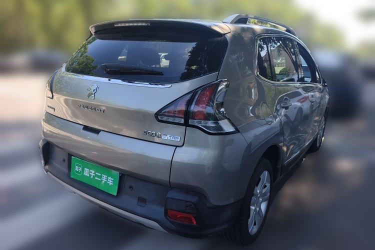 Used Peugeot 3008 2016 1.6THP Automatic Standard Edition Rear Right 45 Deg