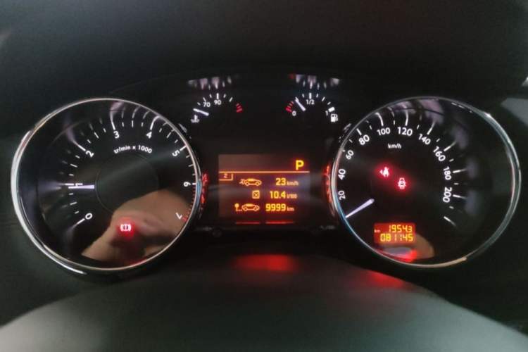 Used Peugeot 3008 2016 1.6THP Automatic Trend Edition Odometer Close Up