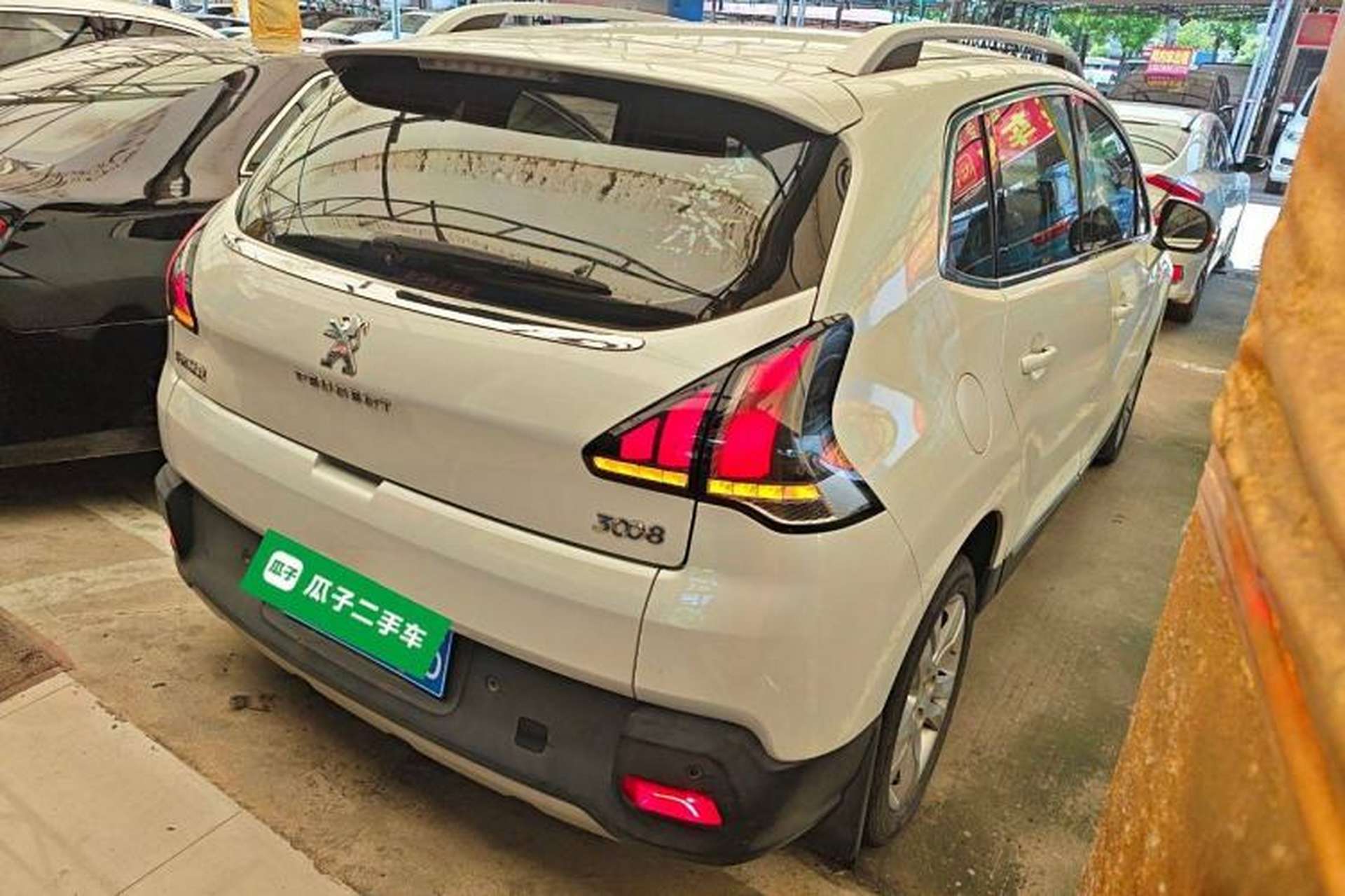 Used Peugeot 3008 2018 2.0L Automatic Classic Edition Rear Right 45 Deg