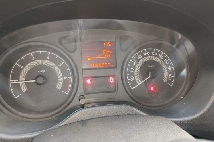 Used Peugeot 301 2014 1.6L Manual Comfort Edition Odometer Close Up