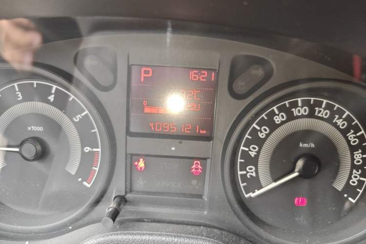 Used Peugeot 301 2014 1.6L Automatic Comfort Edition Odometer Close Up