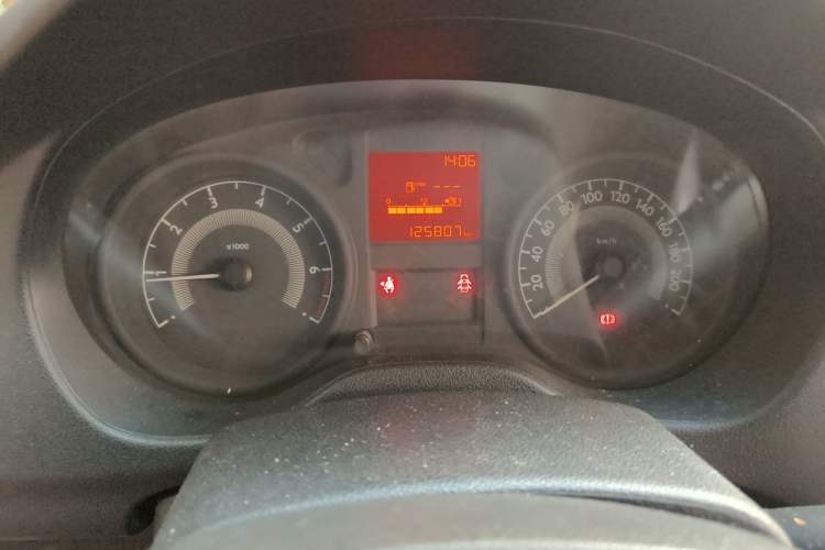 Used Peugeot 301 2014 1.6L Manual Comfort Edition Odometer Close Up