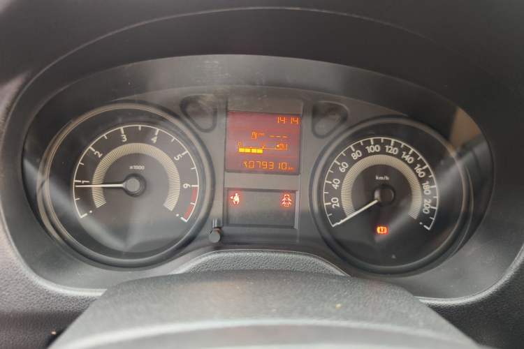 Used Peugeot 301 2014 1.6L Manual Comfort Edition CNG Odometer Close Up