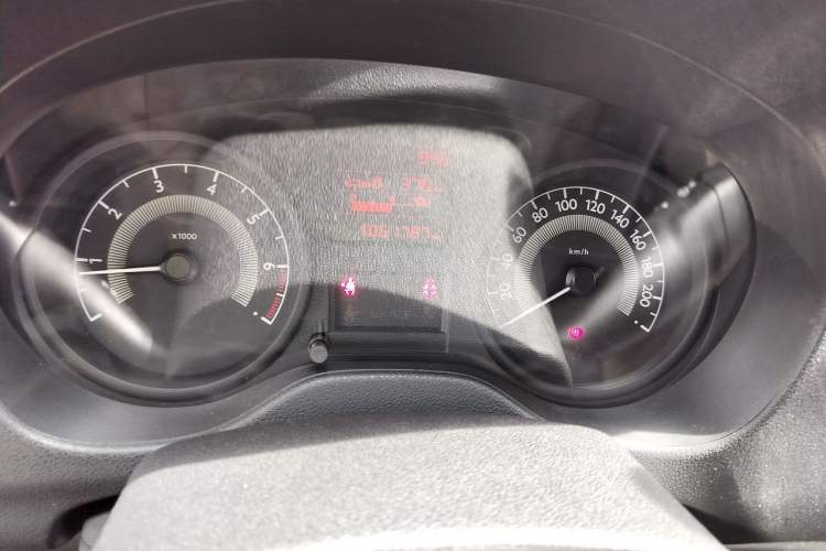 Used Peugeot 301 2014 1.6L Manual Comfort Edition Odometer Close Up