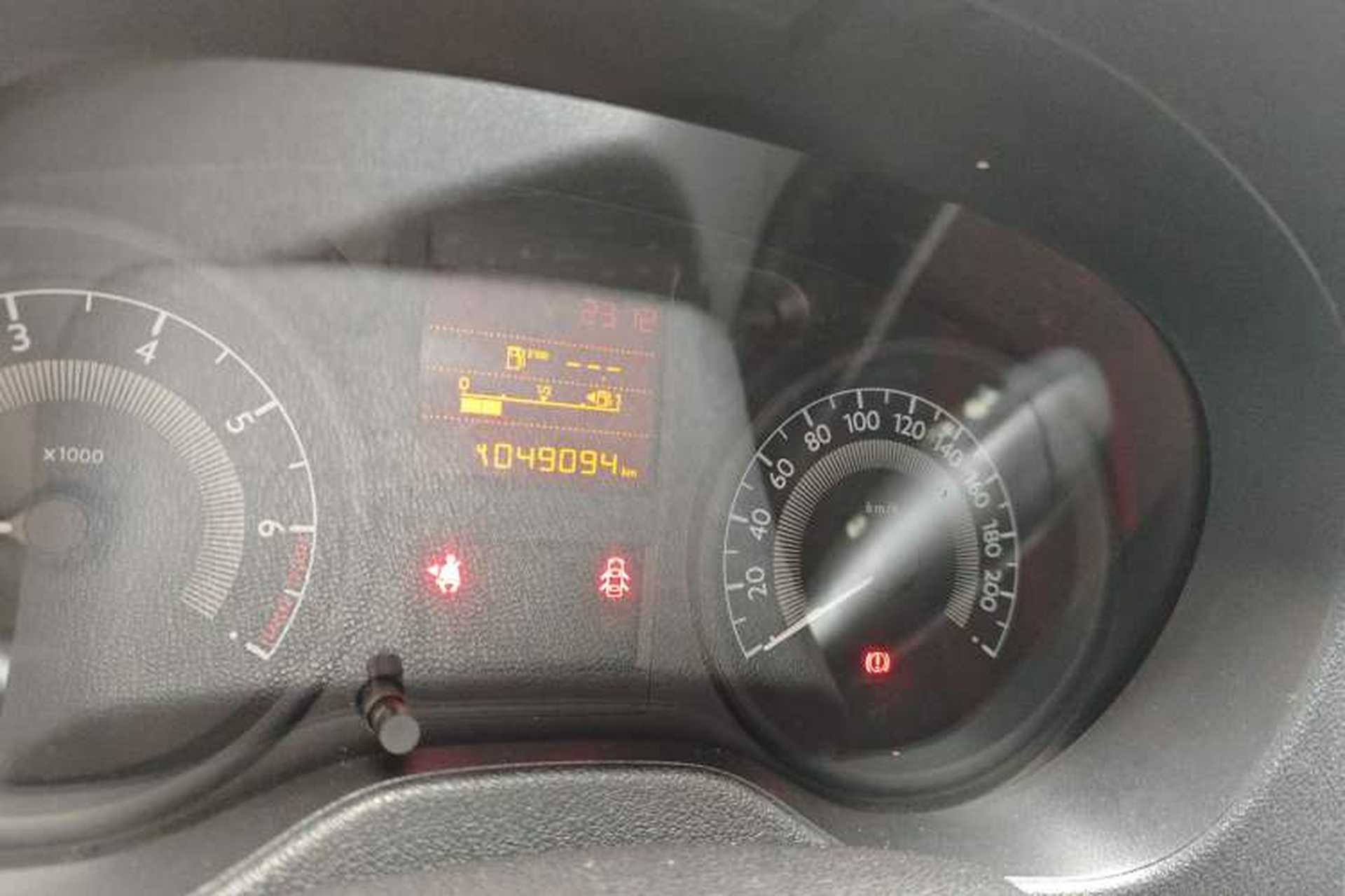 Used Peugeot 301 2014 1.6L Manual Comfort Edition Odometer Close Up