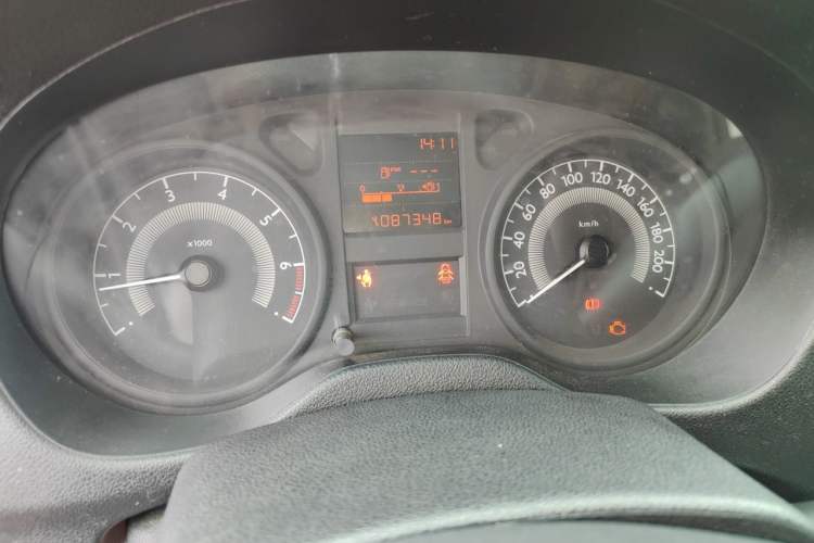 Used Peugeot 301 2014 1.6L Manual Comfort Edition Odometer Close Up