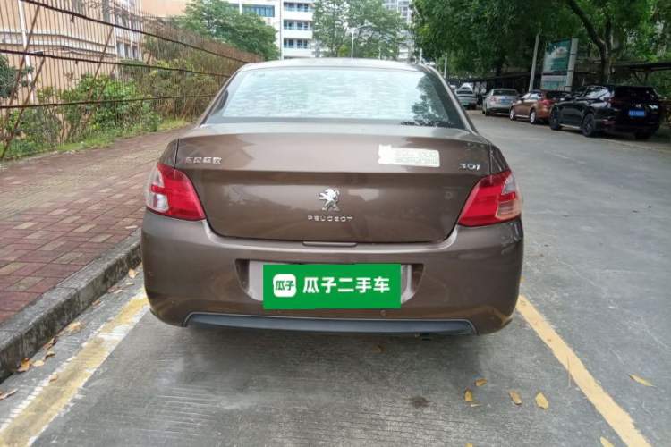 Used Peugeot 301 2014 1.6L Automatic Comfort Edition Rear