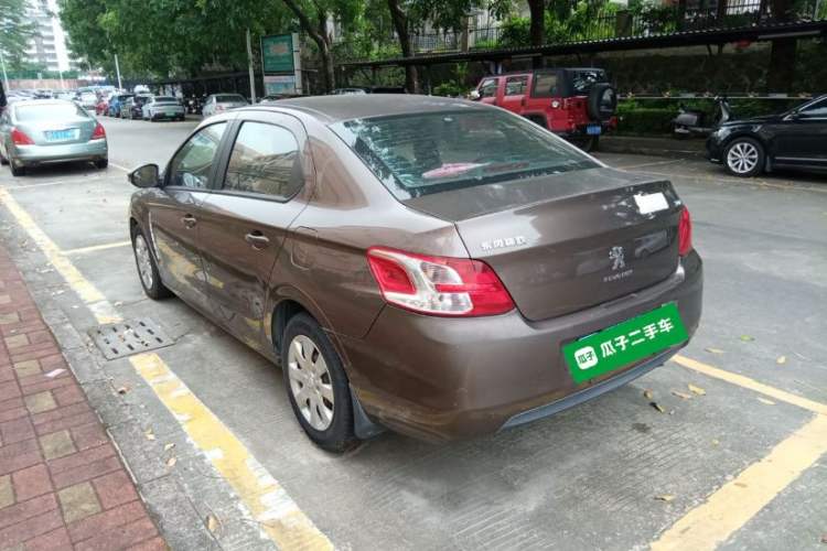 Used Peugeot 301 2014 1.6L Automatic Comfort Edition Rear Left 45 Deg