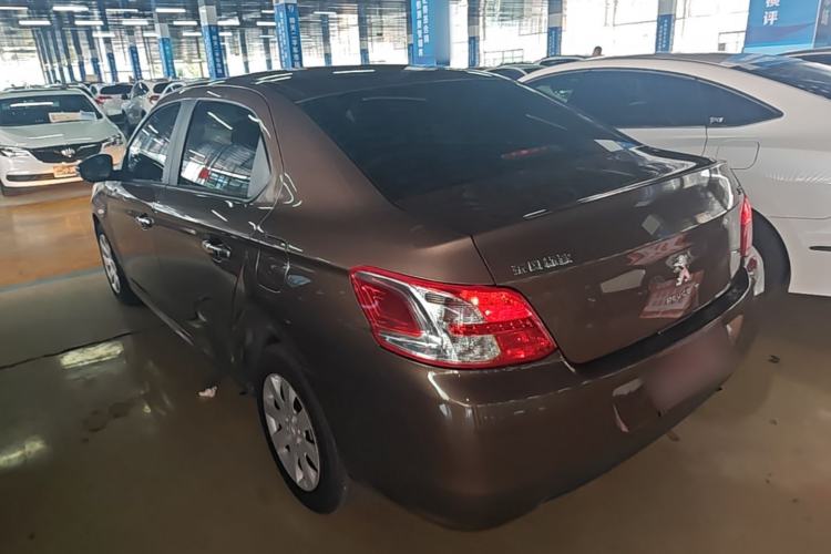 Used Peugeot 301 2014 1.6L Automatic Comfort Edition Rear Left 45 Deg