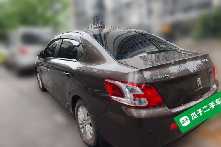 Used Peugeot 301 2014 1.6L Manual Comfort Edition CNG Rear Left 45 Deg