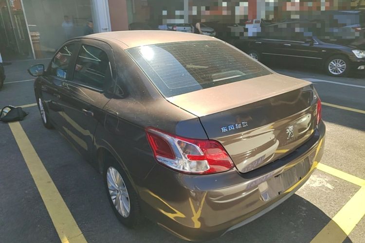 Used Peugeot 301 2014 1.6L Automatic Comfort Edition Rear Left 45 Deg