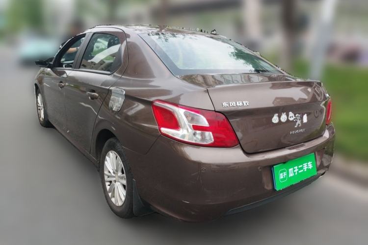 Used Peugeot 301 2014 1.6L Automatic Comfort Edition Rear Left 45 Deg