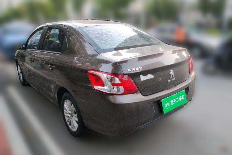 Used Peugeot 301 2014 1.6L Automatic Comfort Edition Rear Left 45 Deg